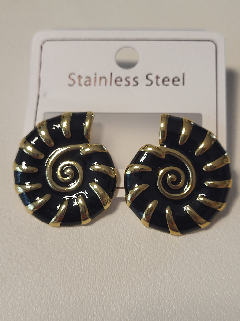 Boucles d'oreilles escargot