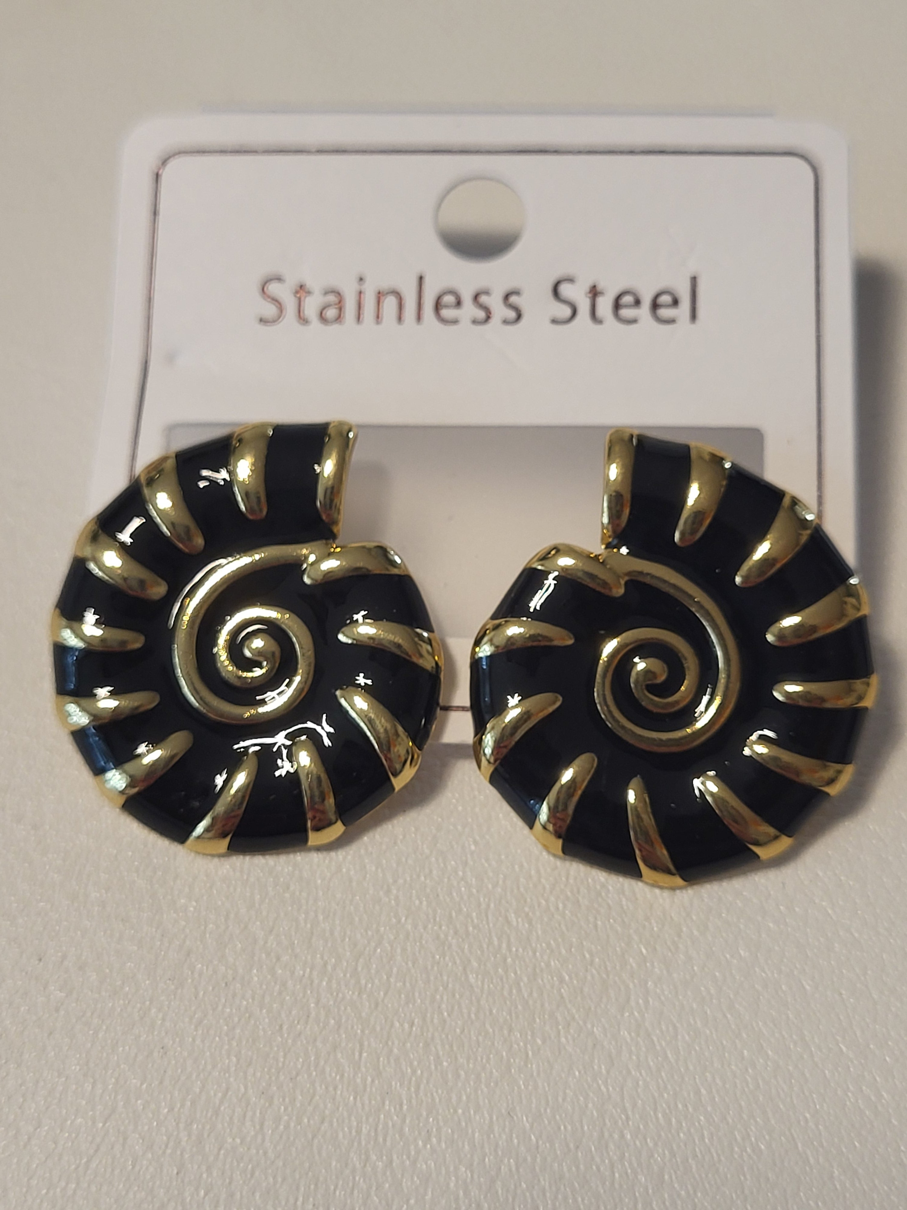 Boucles d'oreilles escargot
