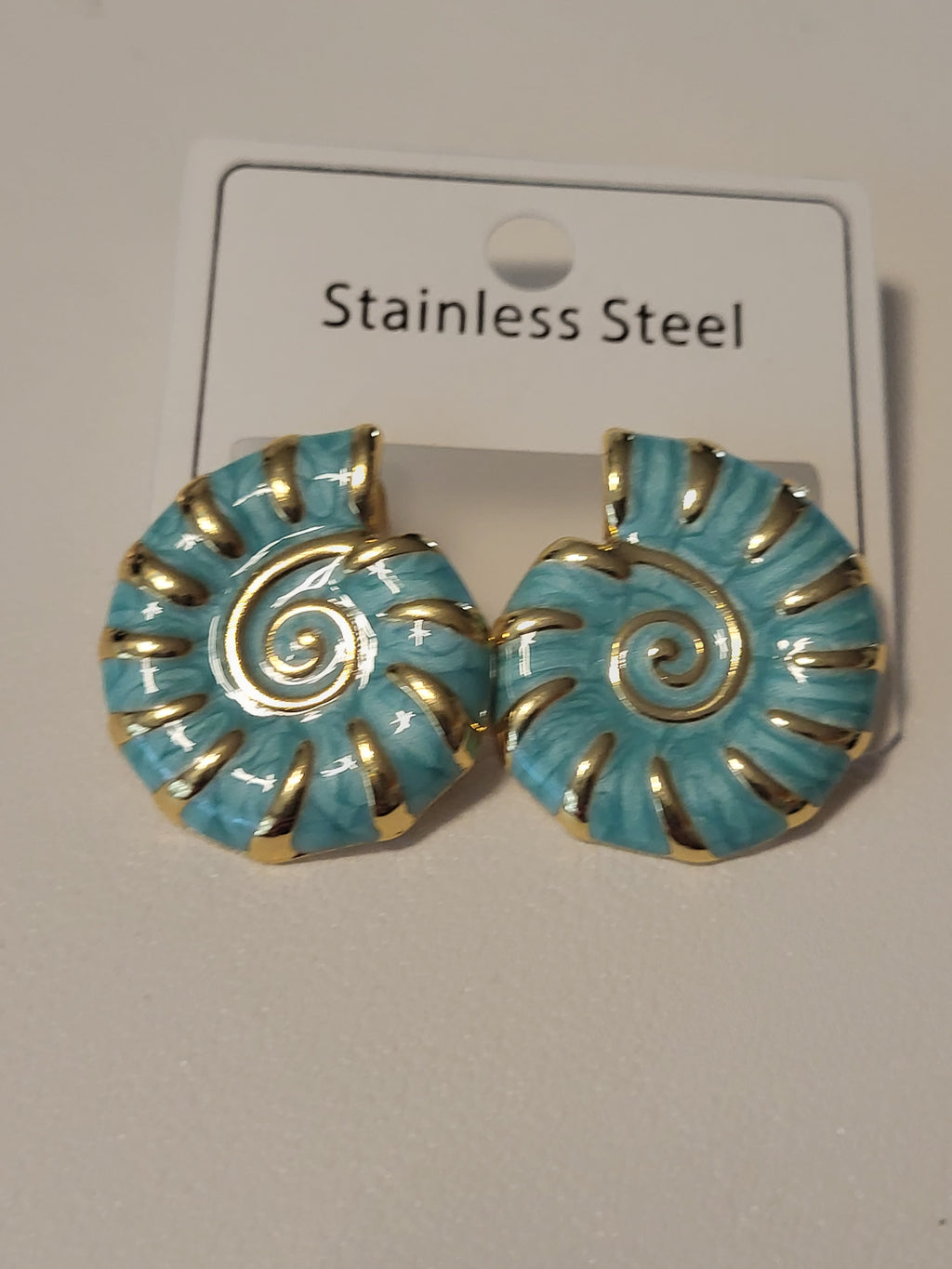 Boucles d'oreilles escargot