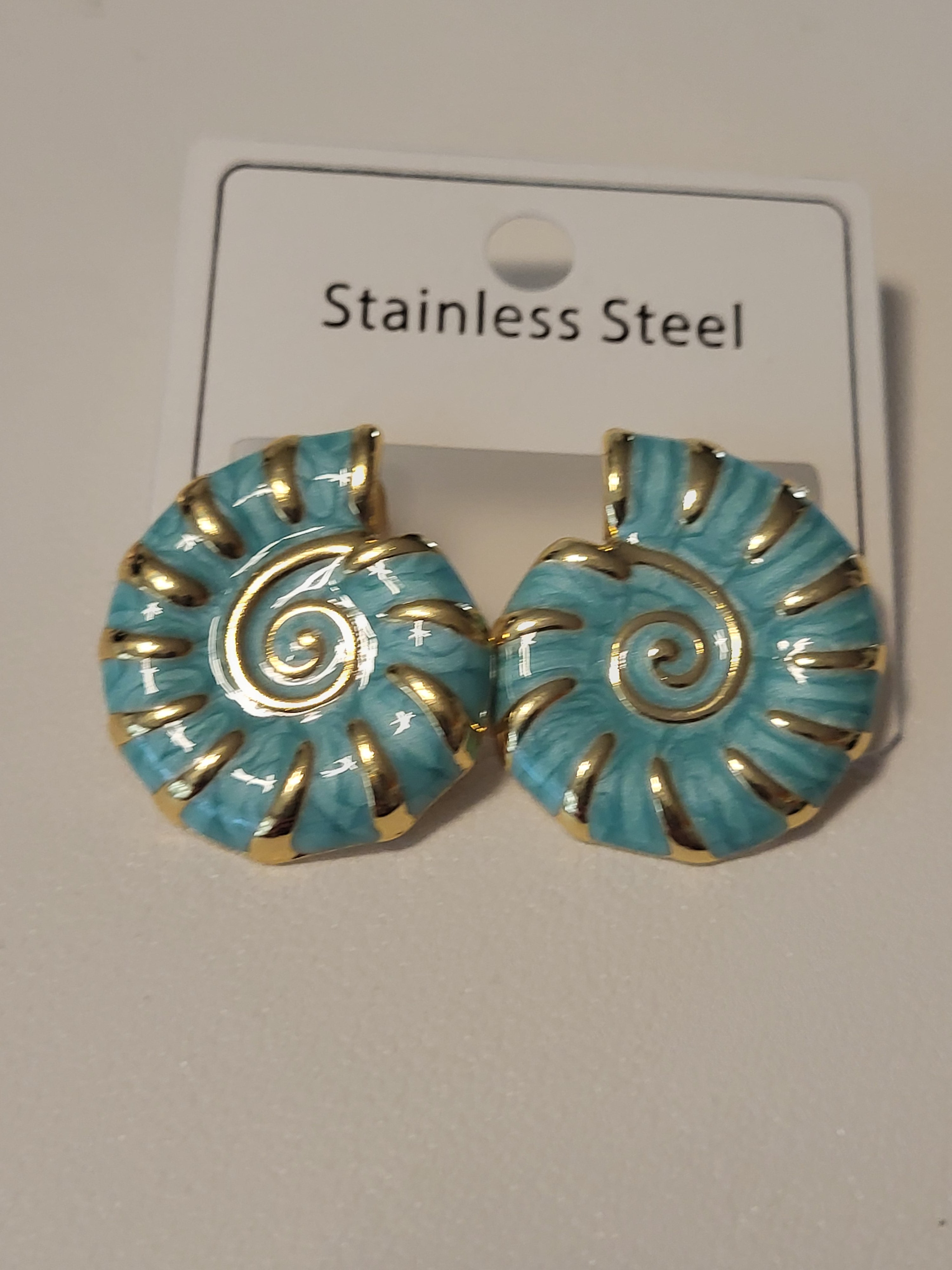 Boucles d'oreilles escargot
