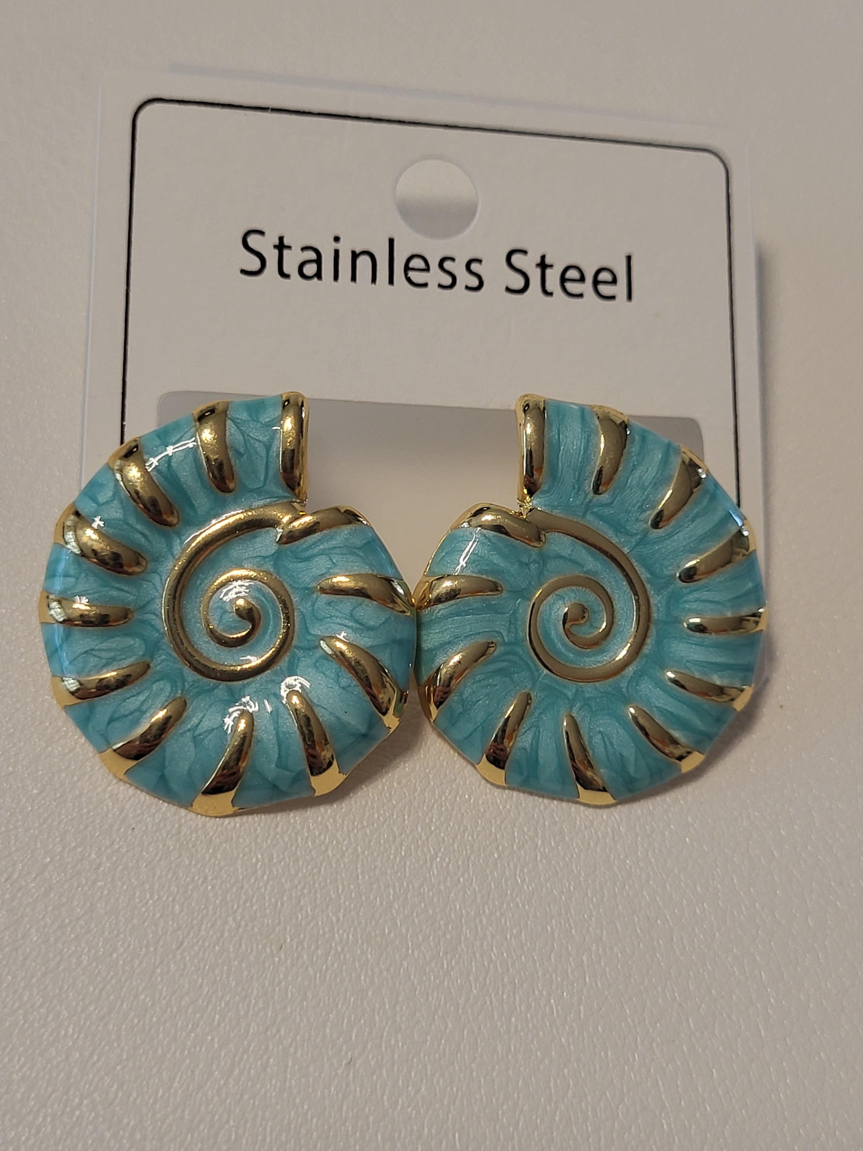 Boucles d'oreilles escargot