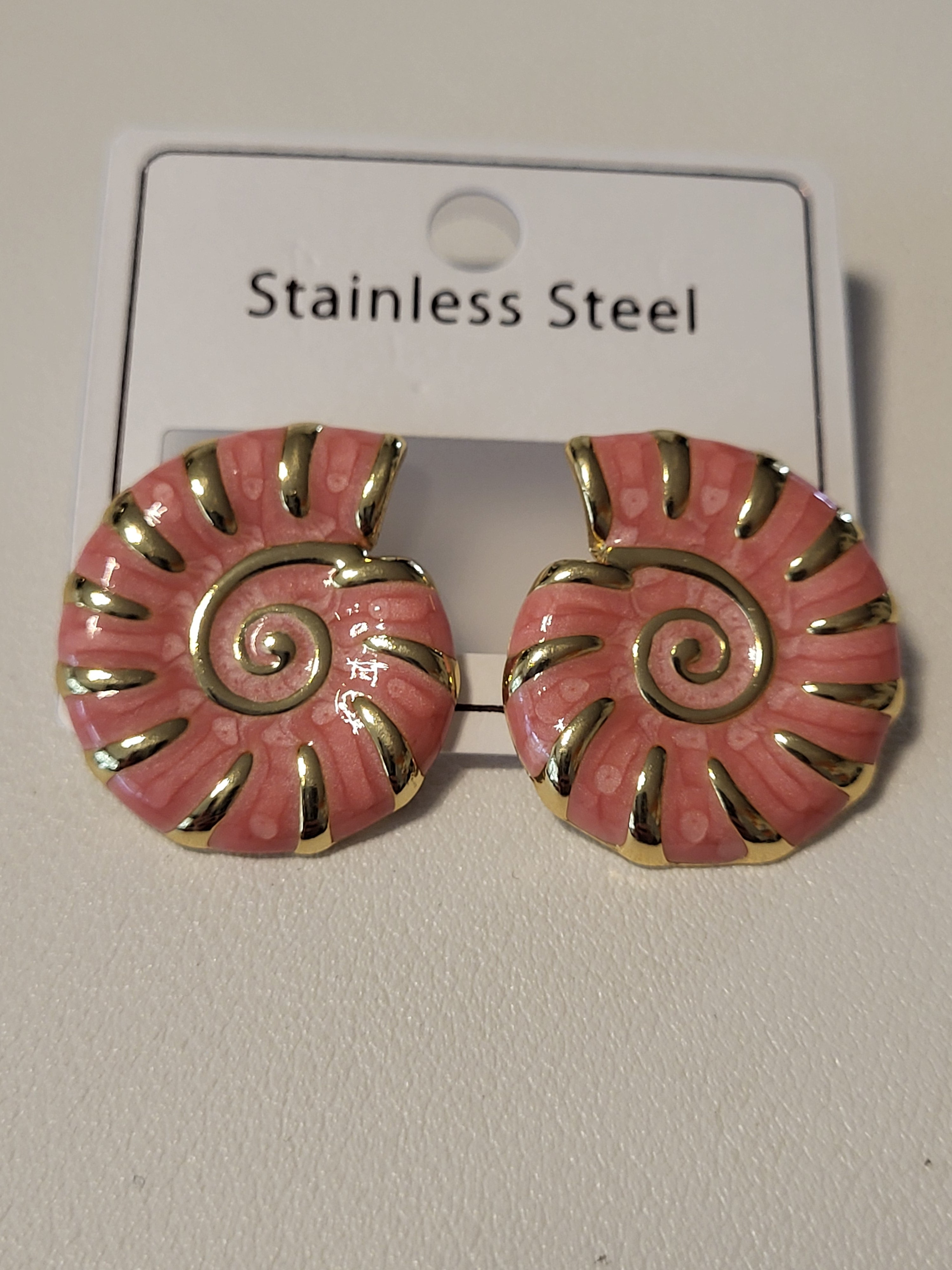 Boucles d'oreilles escargot