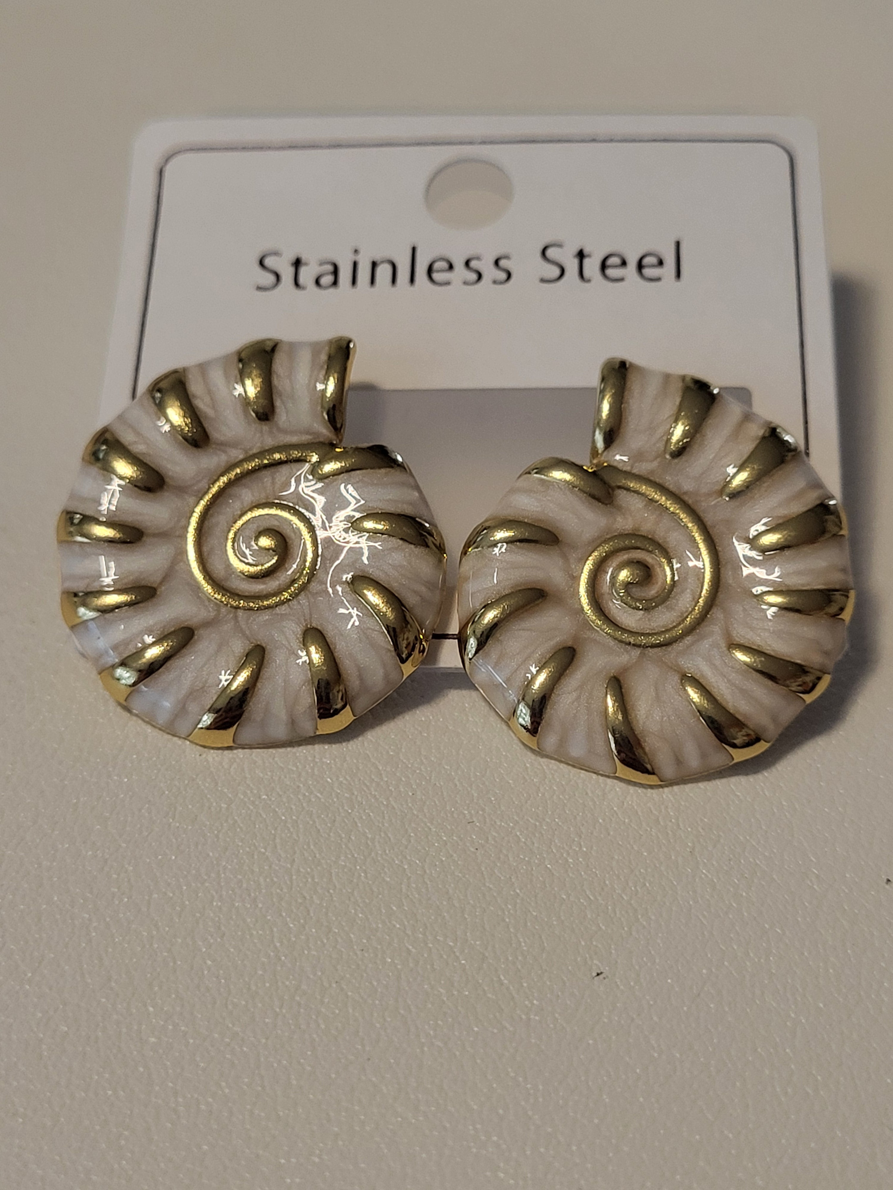 Boucles d'oreilles escargot