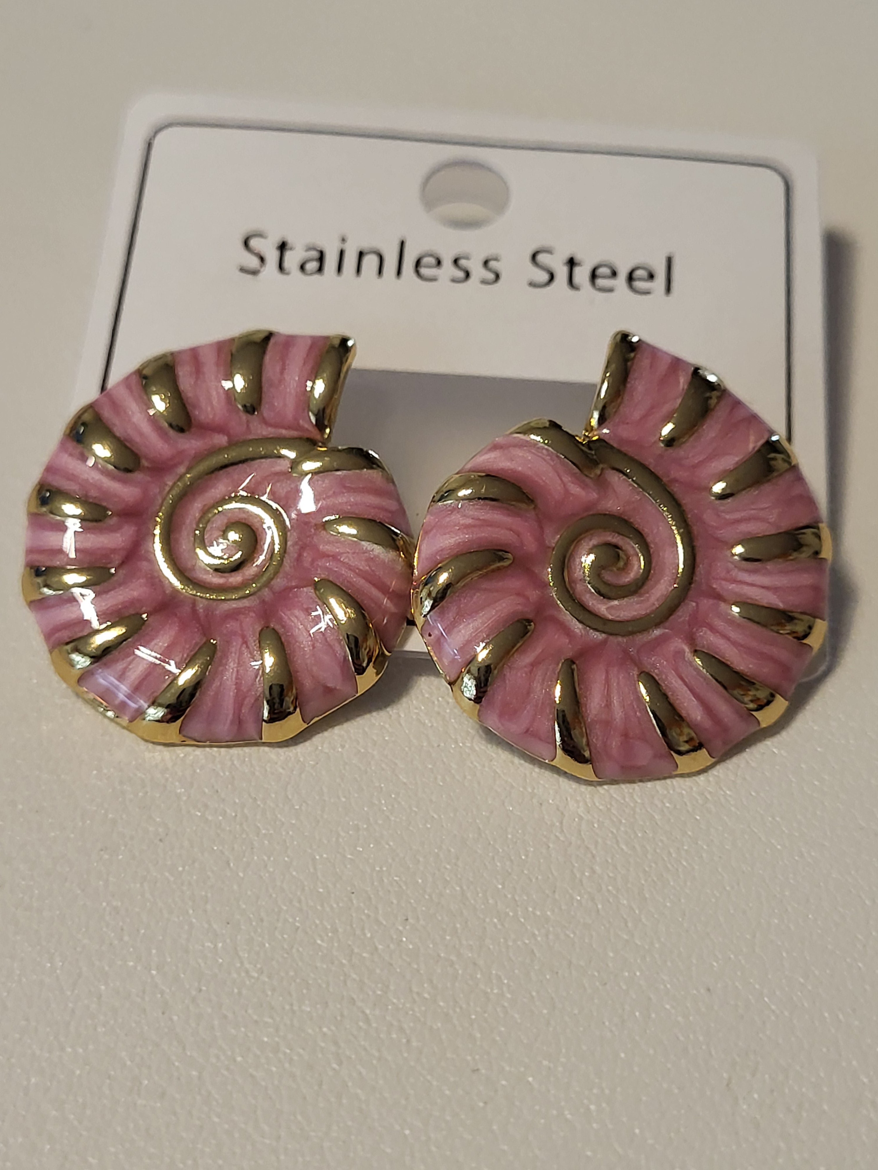 Boucles d'oreilles escargot