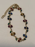 Bracelet acier inoxydable cerise