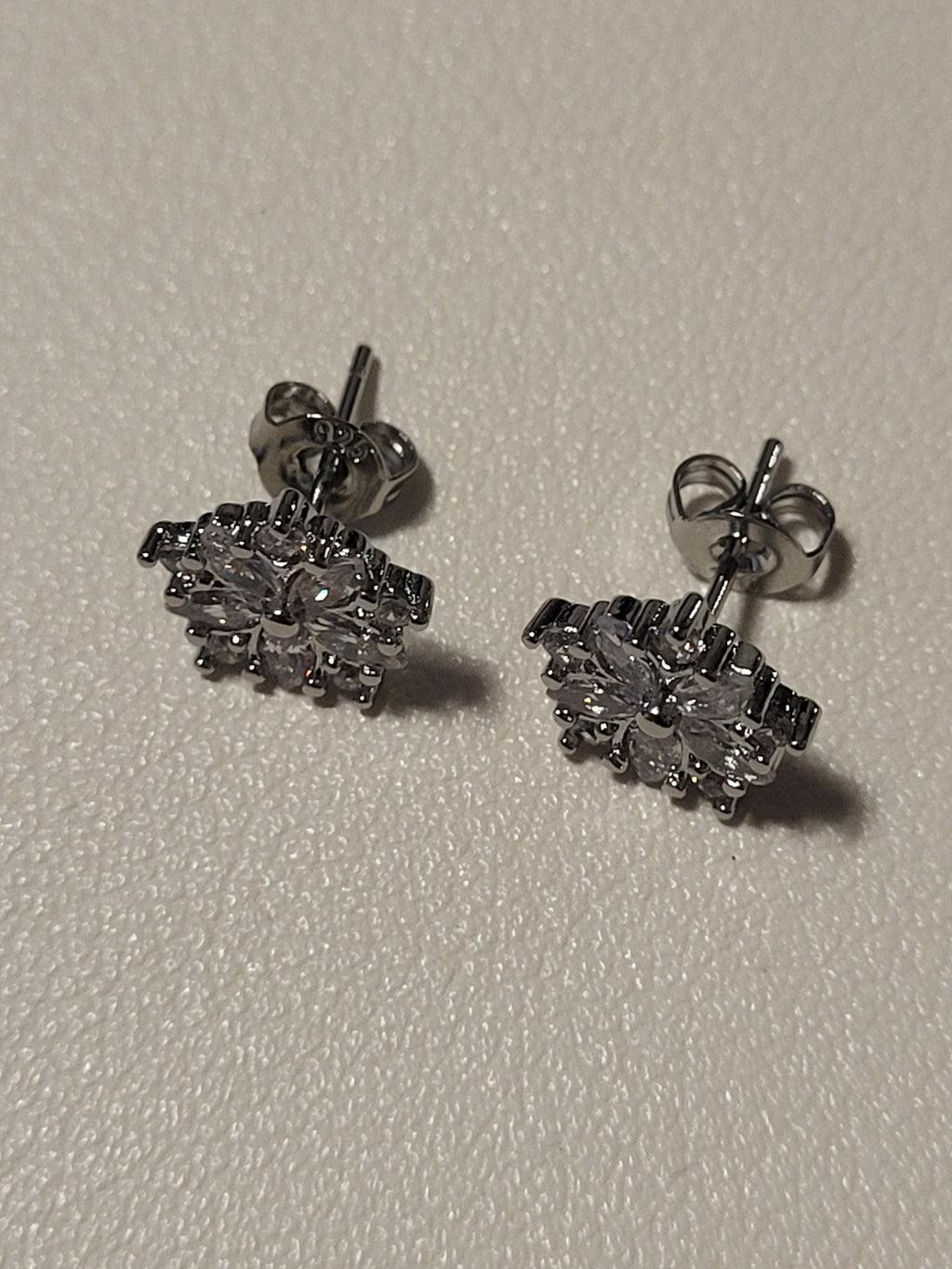 Boucles d'oreilles acier inoxydable fleurs de cerisier