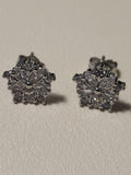 Boucles d'oreilles acier inoxydable fleurs de cerisier